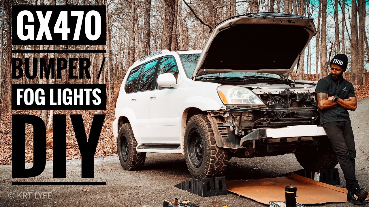 LEXUS GX470 Bumper & Fog Light Removal | DIY