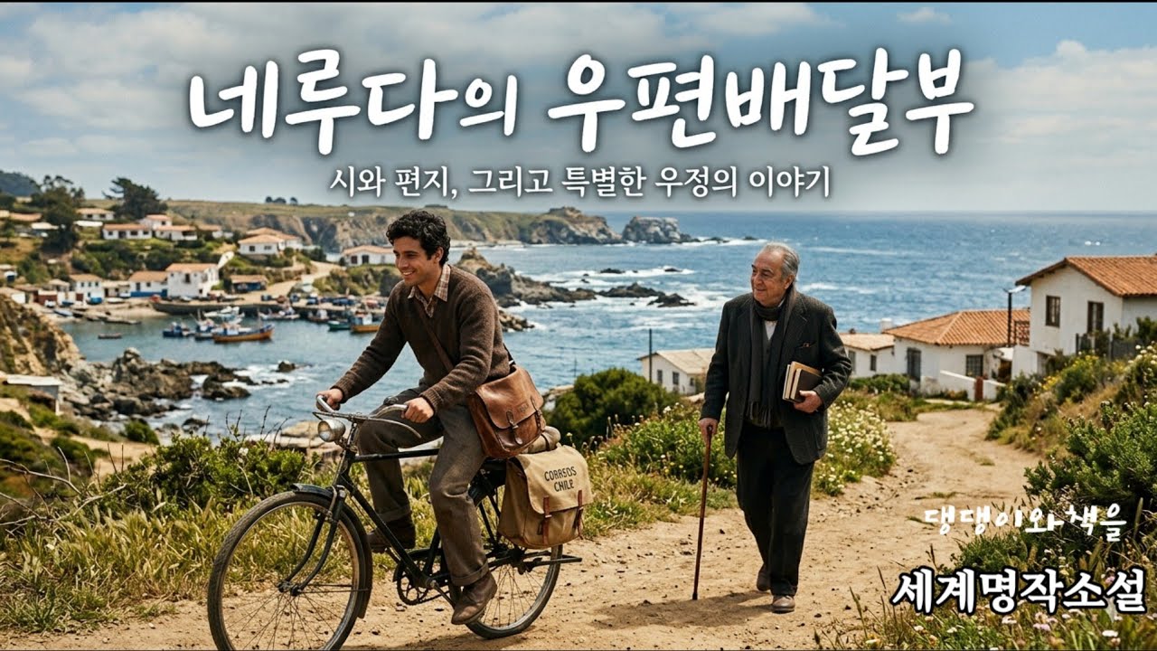 네루다의 우편배달부 들으며 자요/중간광고없는/책읽어주는작가