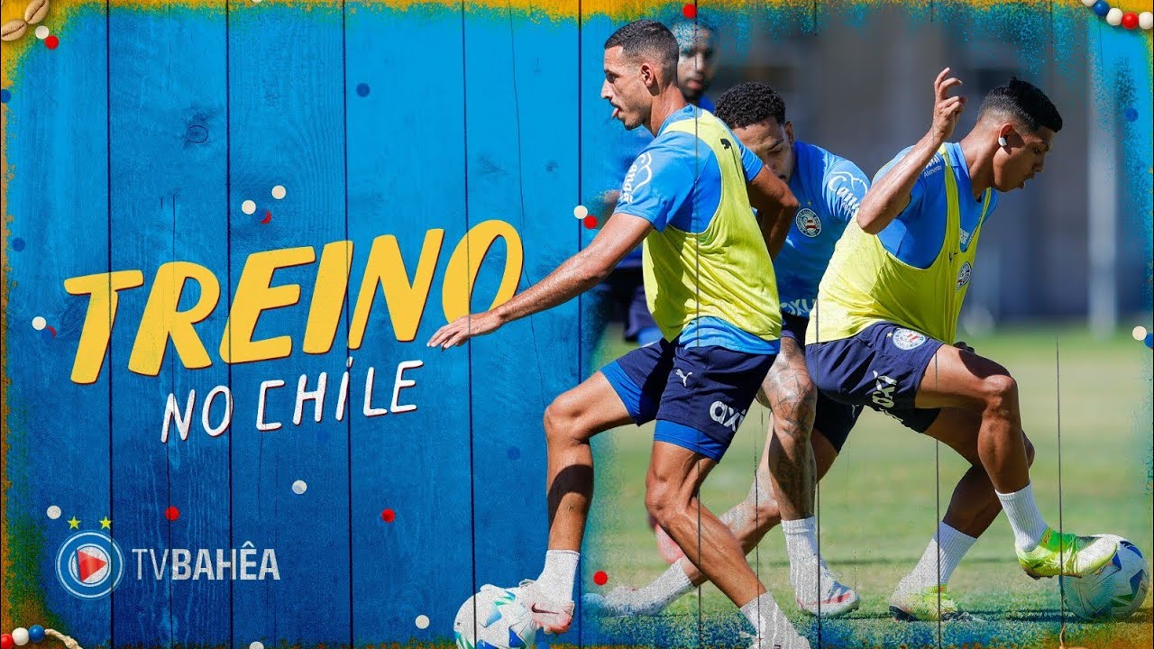 BAHIA FAZ ÚLTIMO TREINO NO CHILE ANTES DA ESTREIA NA CONMEBOL LIBERTADORES