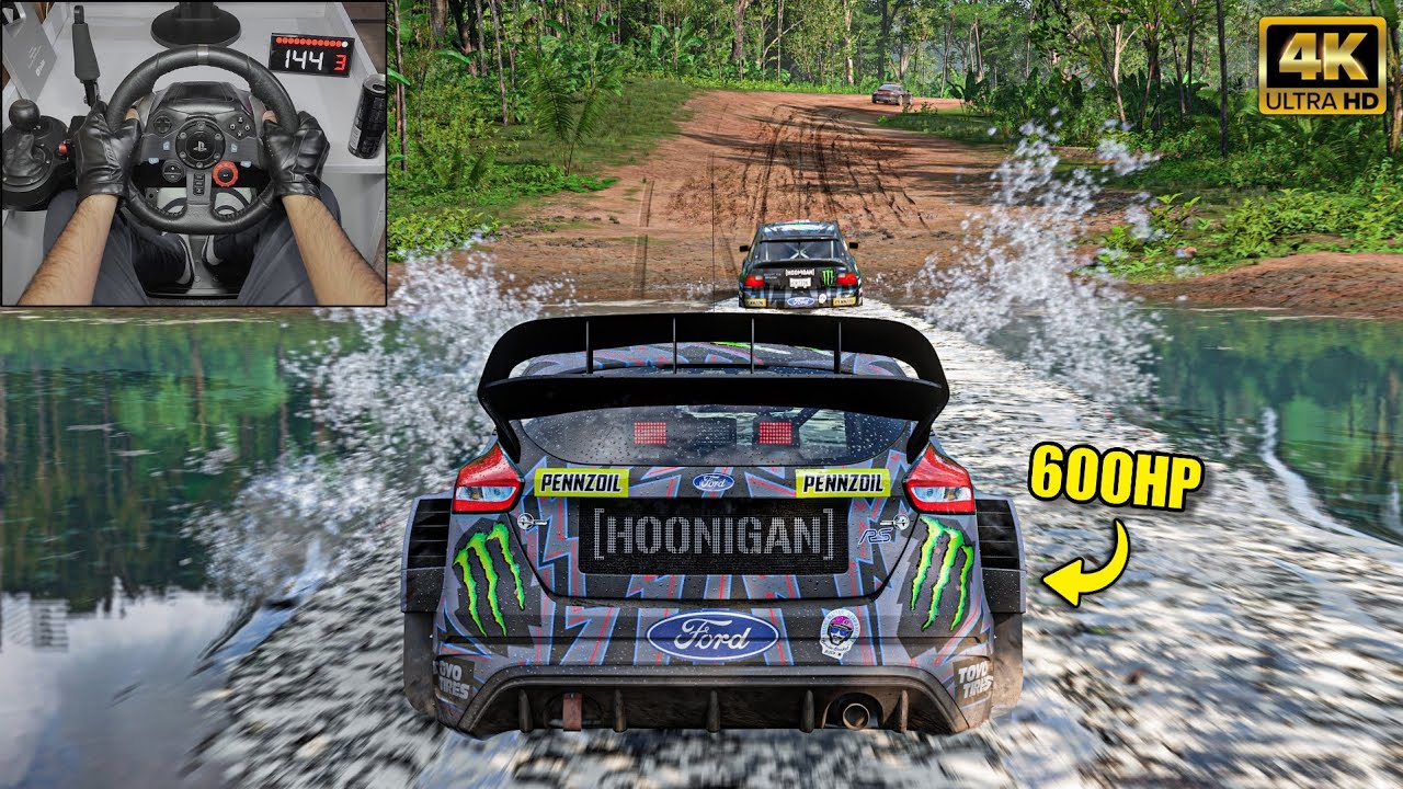 600HP Hoonigan Ford Focus RS VS Rally Monsters | Forza Horizon 5 | Steering Wheel Gameplay