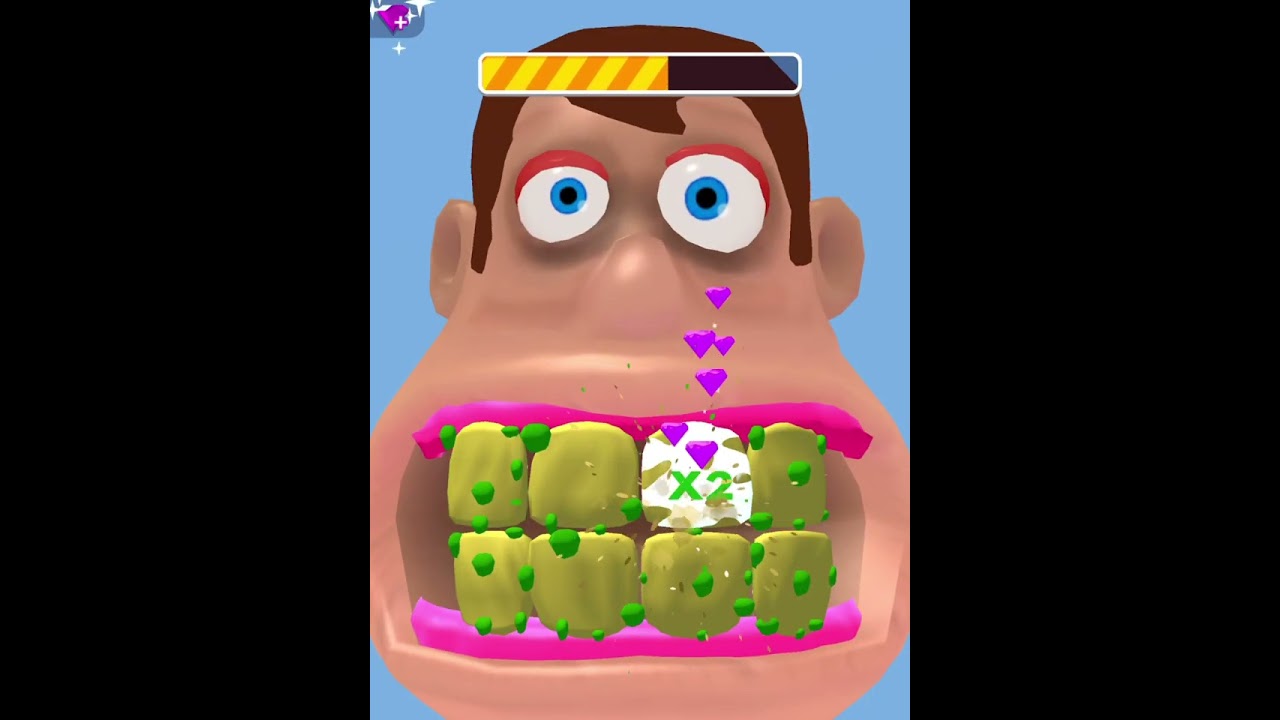 Teeth Runner😬 Game New Android iOS #teethrunner #teethrunnergameplay