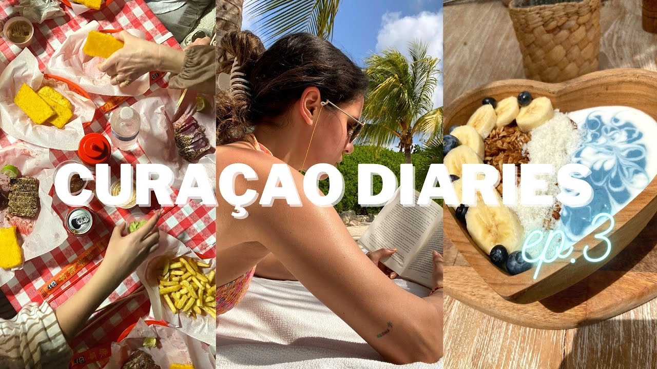 CURAÇAO DIARIES ep3 | Renting a car, lunch @Mambo beach, dinner @De Visserij, going to Willemstad
