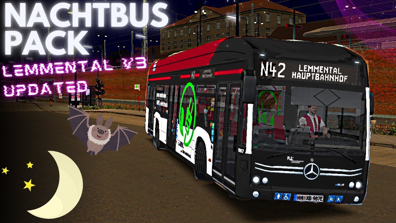 OMSI 2 [60 FPS] - LEMMENTAL V3 🌙 Nachtlinien-Mod im E-Citaro! ⚡🔌- Let's Play Omsi 2 [#870]
