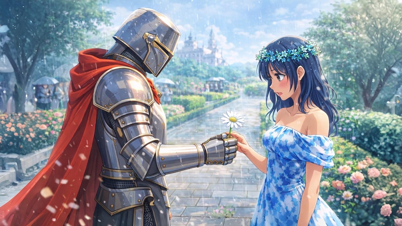 The Silent Crown — A Flower in the Rain | Calm Royal Cinematic Music (1 Hour)