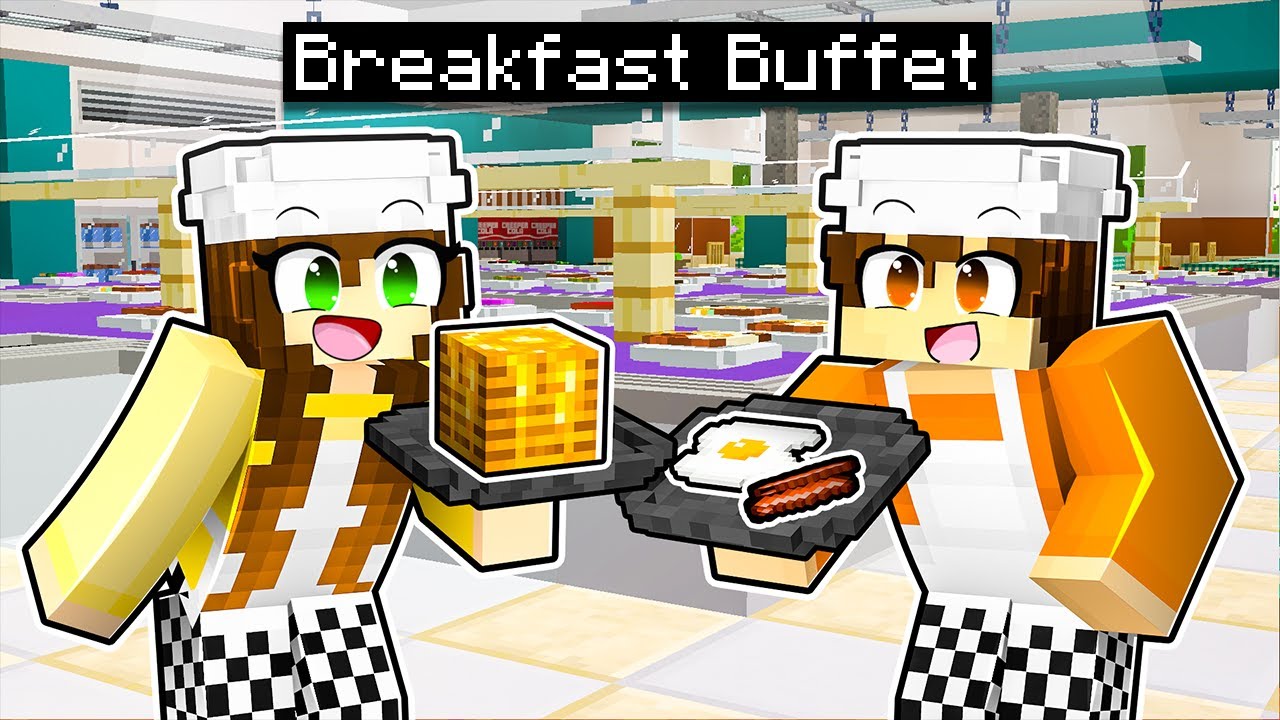 Opening a BREAKFAST BUFFET in Minecraft