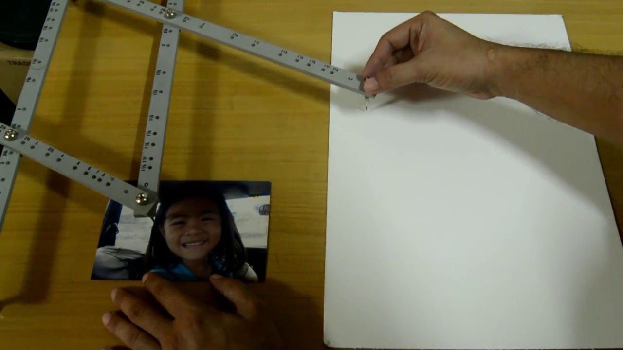 Drawing Lesson #1 / Sketch & Guidelines / Charcoal Portrait