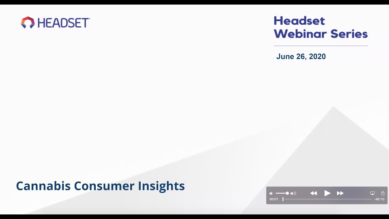 Cannabis Consumer Insights Webinar