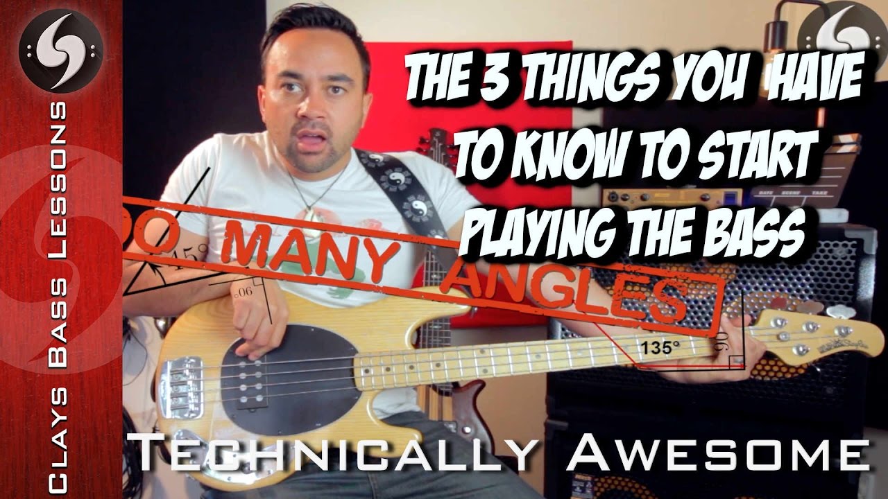 3 Things you HAVE to know to PLAY the BASS - Body Position - Part 1 (#1)