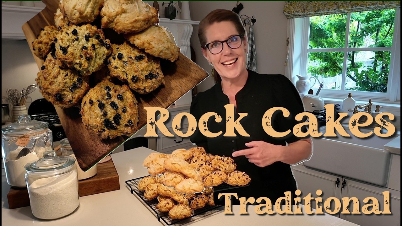Традиционные и кокосовые кексы Rock Cakes