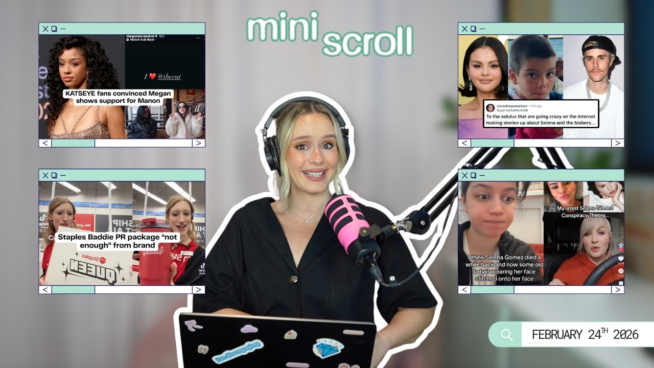 KATSEYE Manon update, Staples Baddie acknowledged by brand + TikTok Selena Gomez conspiracy theories