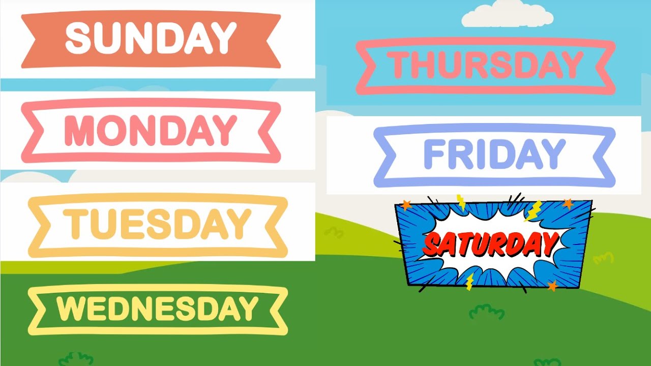 Days of the Week Song for Kids | Learn the 7 Days with Music