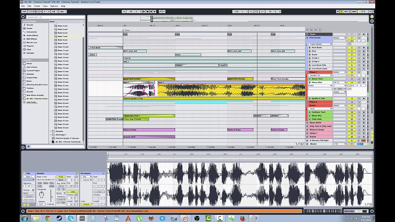Mr. Bill - Neuro Basses, Sound Design Arrangement & The Toolbox