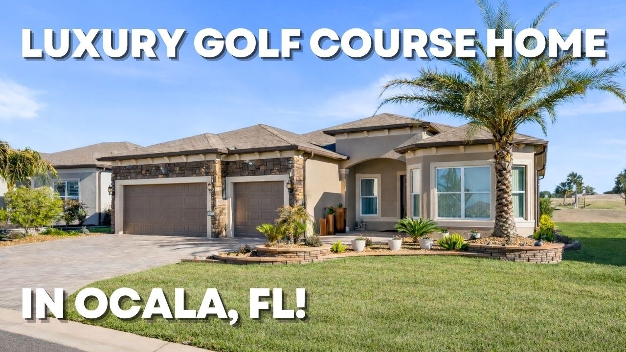Luxury GOLF COURSE Home in 55+ Stone Creek - Ocala, FL