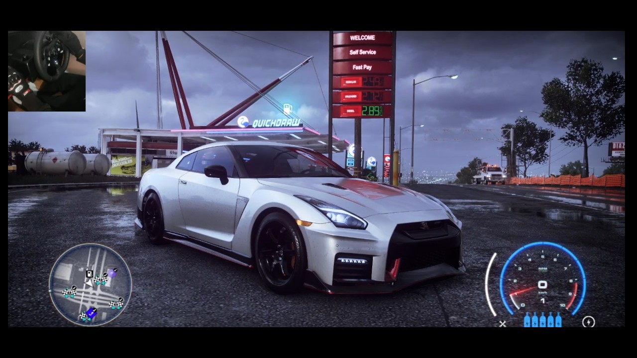 NFS Heat Gameplay com NISSAN GT-R NISMO´18  / Logitech G920.