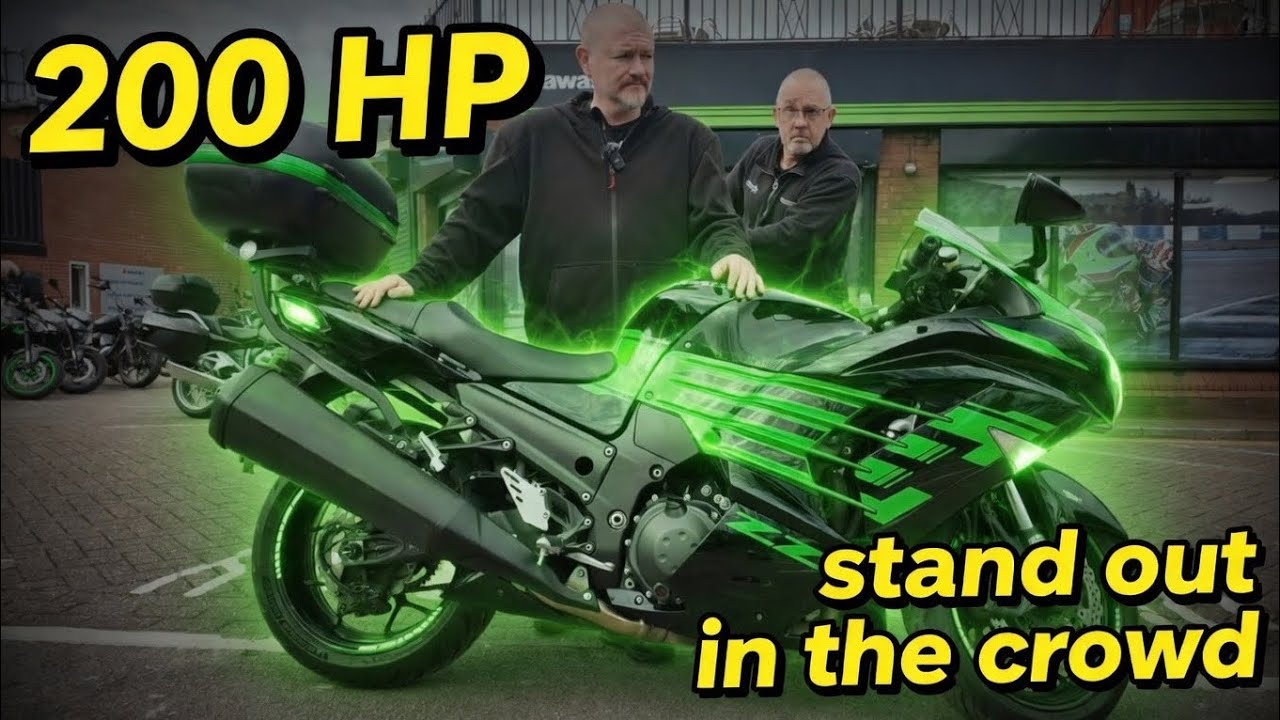Обзор мотоцикла Kawasaki ZZR1400. 200 мощных лошадиных сил!