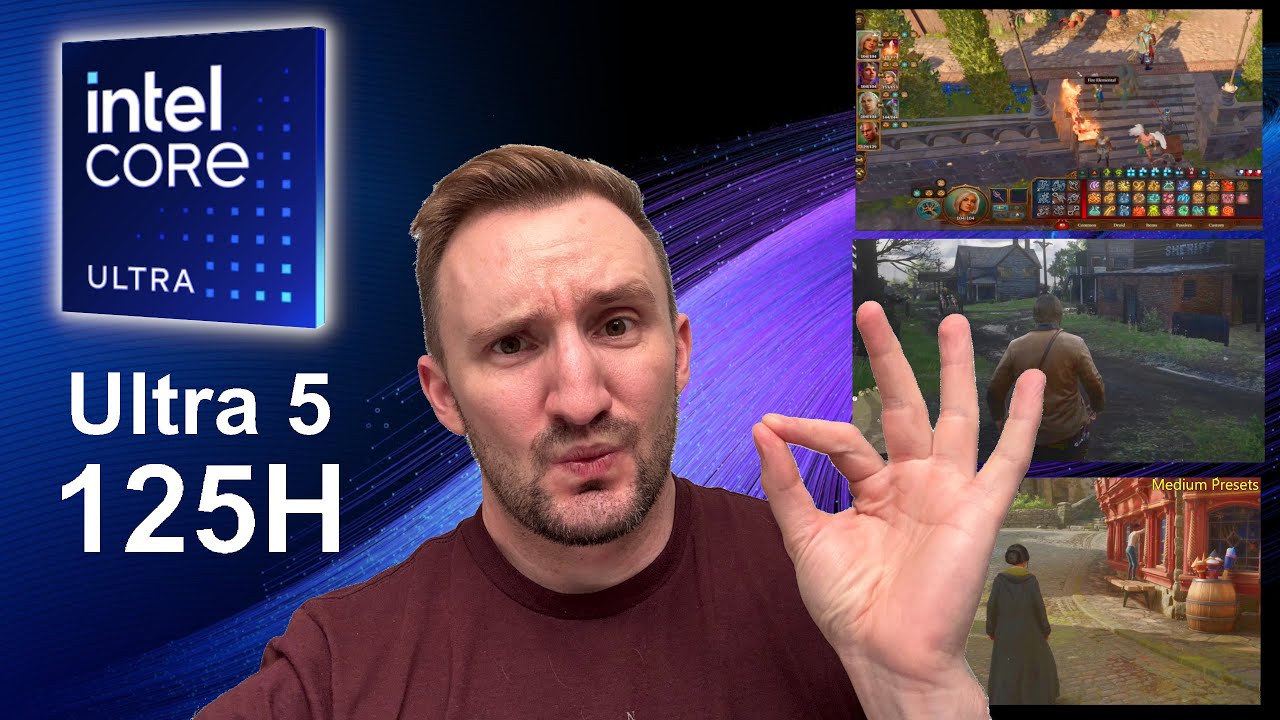 Performance! ... Intel Core Ultra 5  125H + Arc iGPU Game Testing !