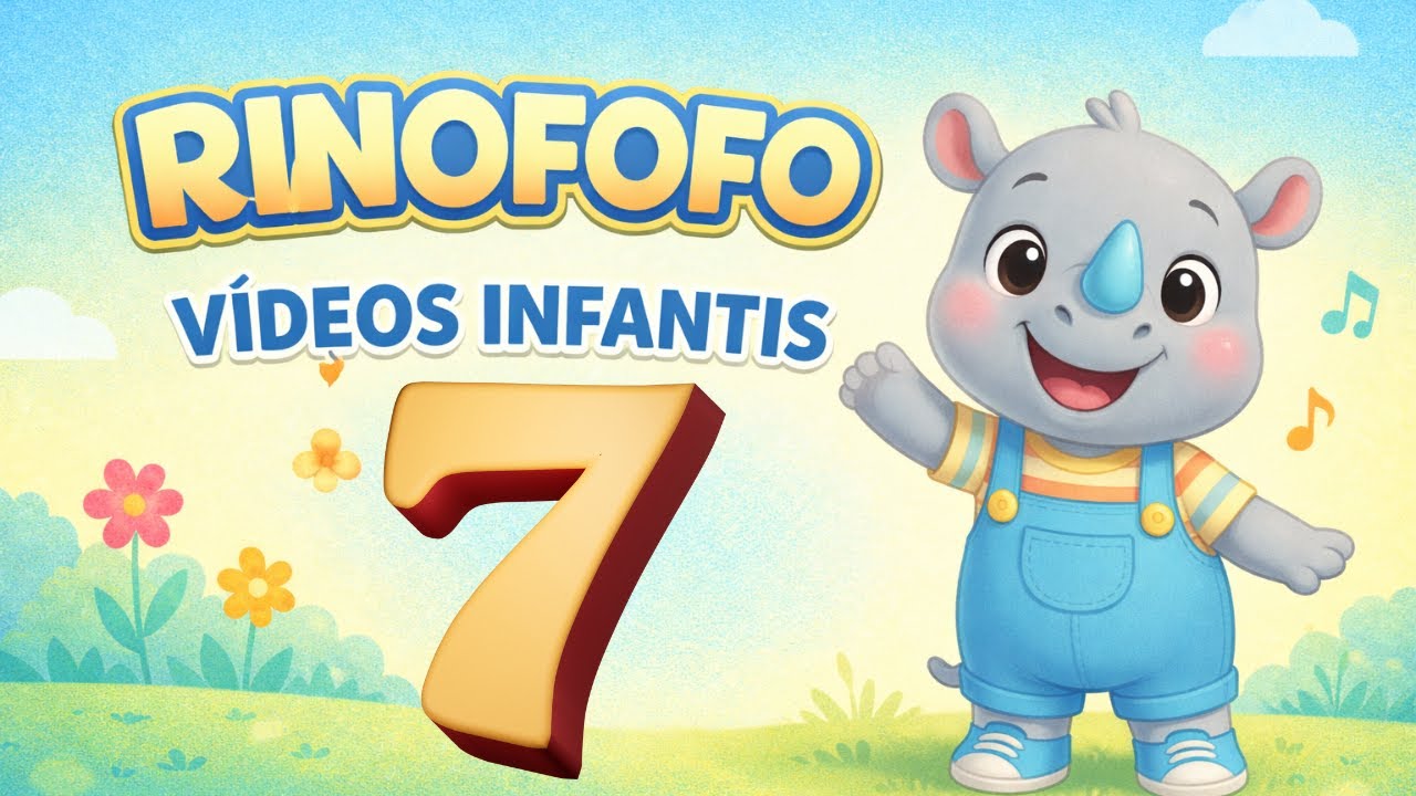 Combo Especial Rinofofo 🎉🦏 | 7 Vídeos Infantis Educativos para Aprender Brincando