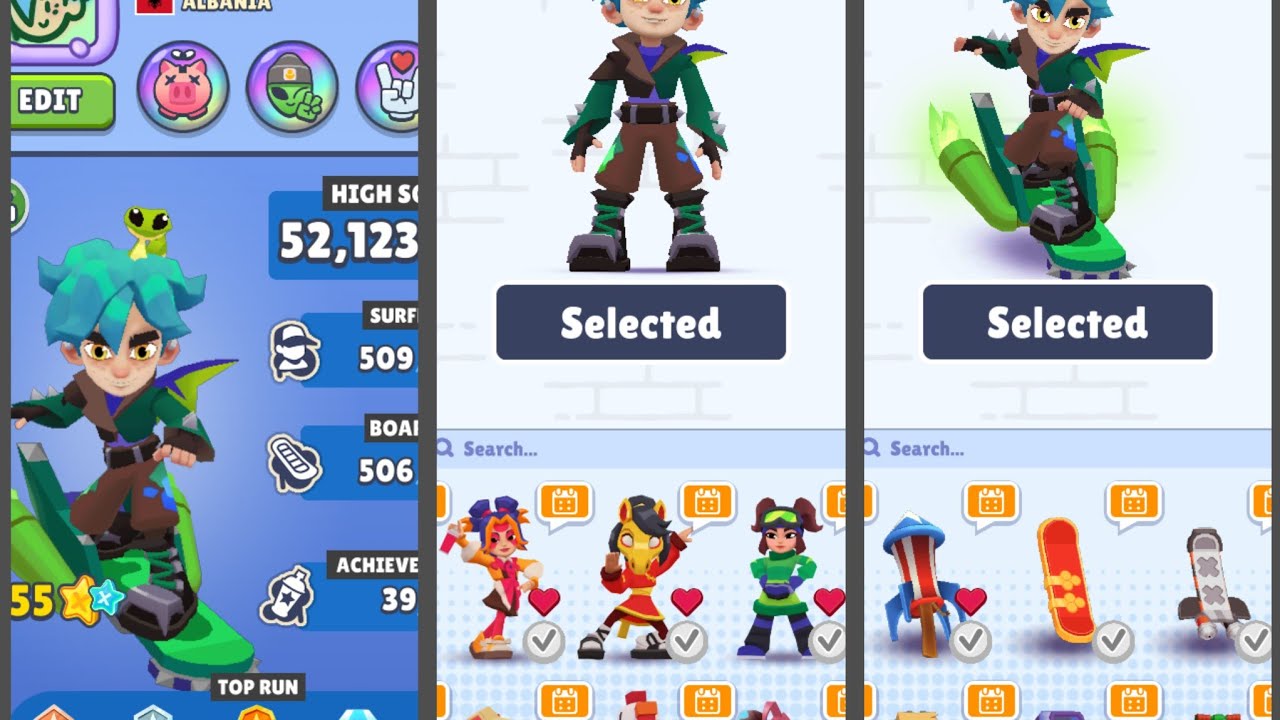 All my progress subway surfers world tour London all characters boards unlocked 