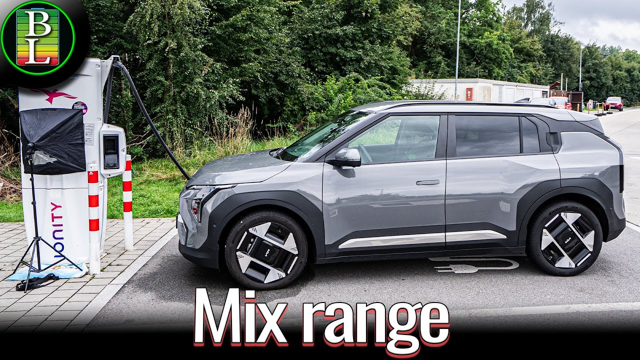 KIA EV3 (58 kWh) - 110 km/h (68mph) range test