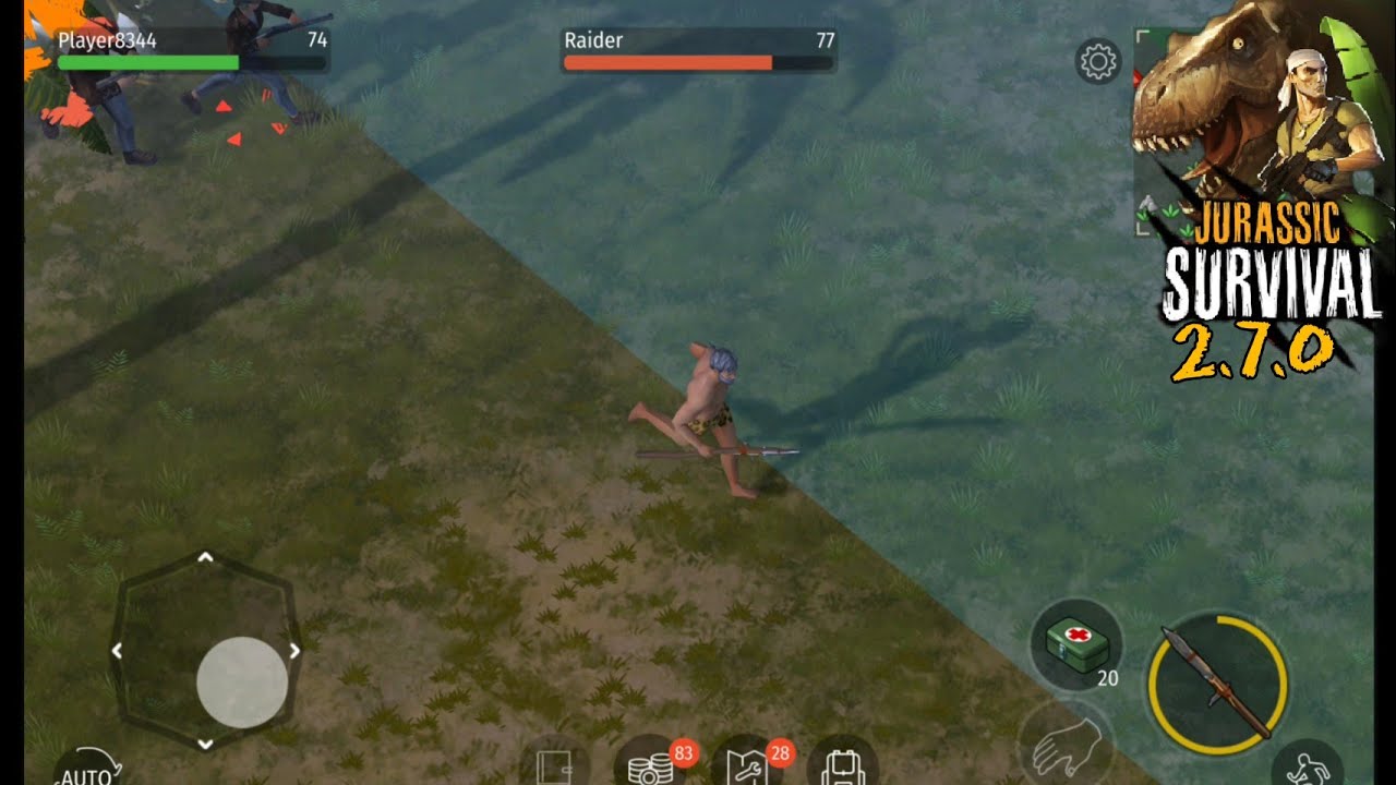 HOW TO ESCAPE FROM RAIDERS IN HUNTING GROUNDS LOCATION | Jurassic Survival 2.7.0
