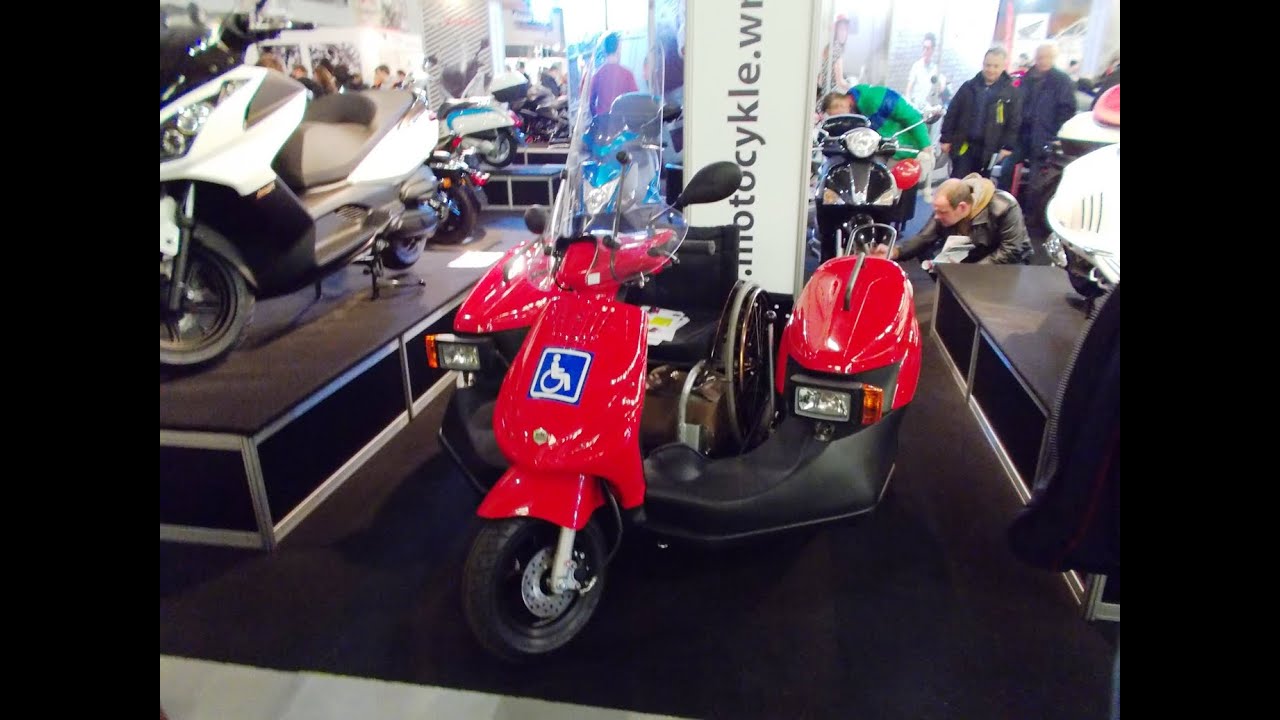 All red disabled scooter - Handiscoot