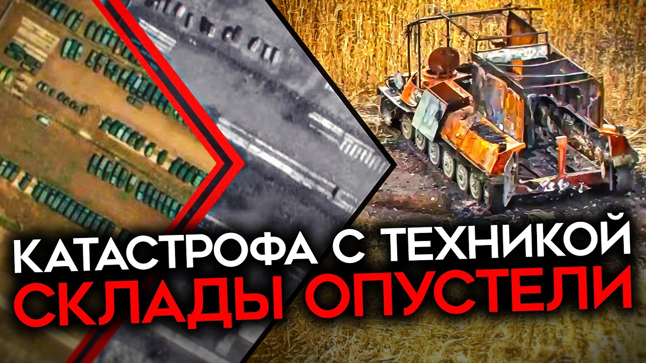 КАТАСТРОФА С ТЕХНИКОЙ В ВОЙСКАХ РФ. Истощение советских запасов и пустеющие склады