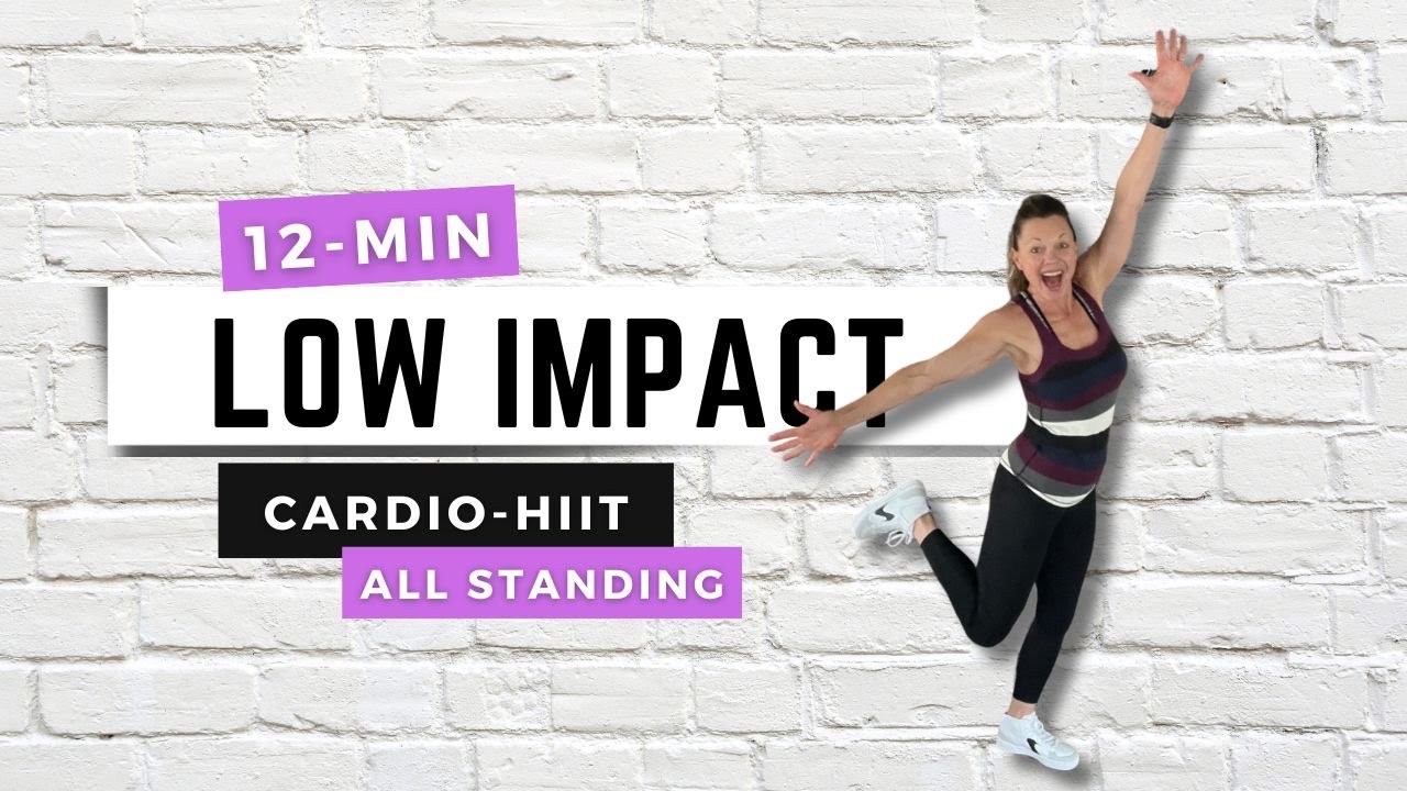 12-Minute Low Impact Cardio HIIT | No Equipment, No Repeat, All Standing Workout