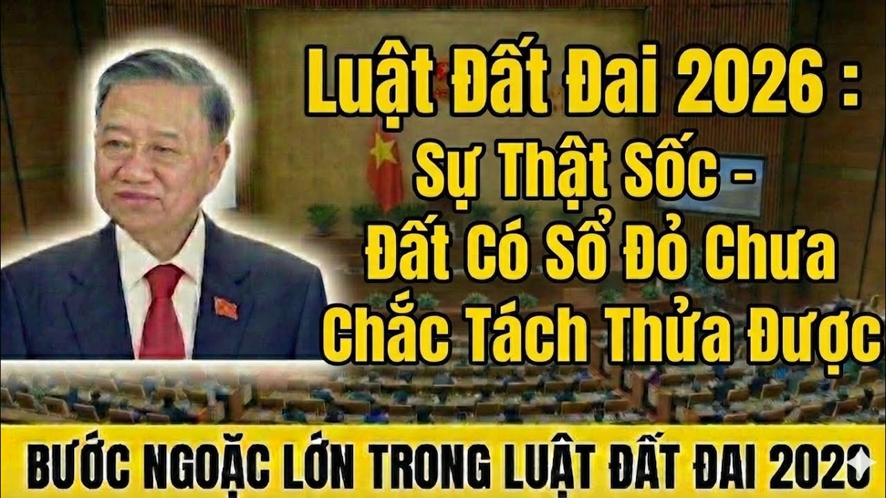 Luật Đất Đai 2026 : Sự Thật Sốc – Đất Có Sổ Đỏ Chưa Chắc Tách Thửa Được