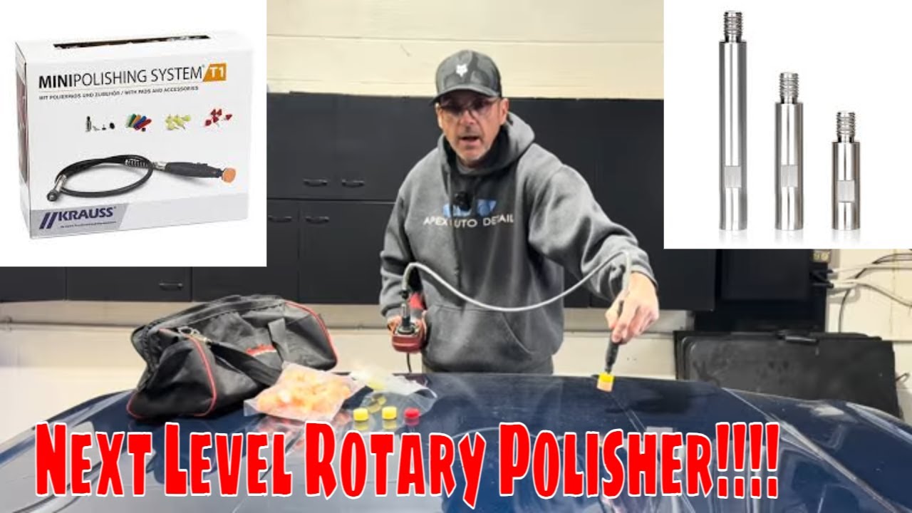 Take Your Rotary Polisher To The Next Level With These  Extensions And Accessories!