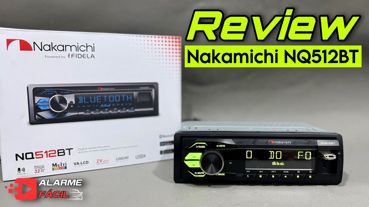 Demonstração Player Nakamichi NQ512BT / Destruidor de Pioneer 🤔🤔