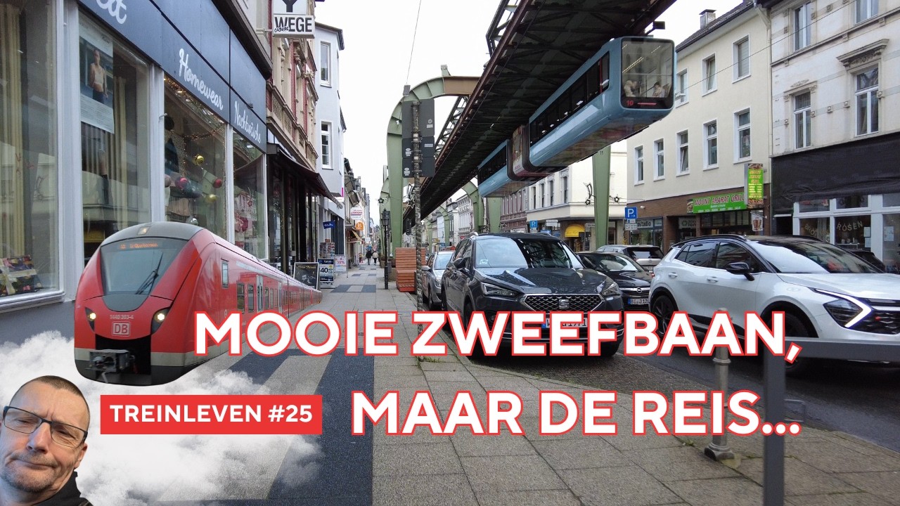 Wuppertal Schwebebahn: Technisch wonder, maar de reis was een DRAMA! 🇩🇪 | #treinleven 25