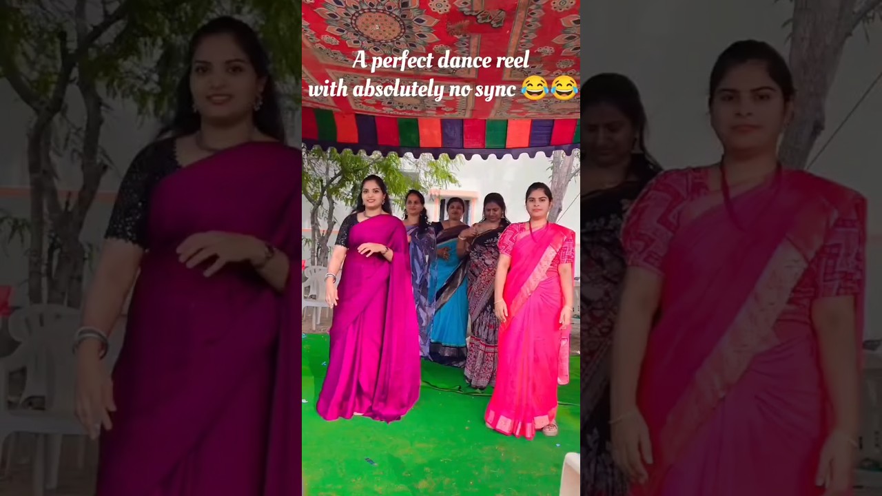 A Perfect dance reel 💃💃 with absolutely no sync 😂😂 ! 