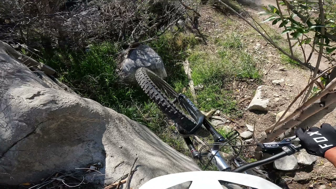 What’s it like to ride all the wrong lines  at Haines Canyon?