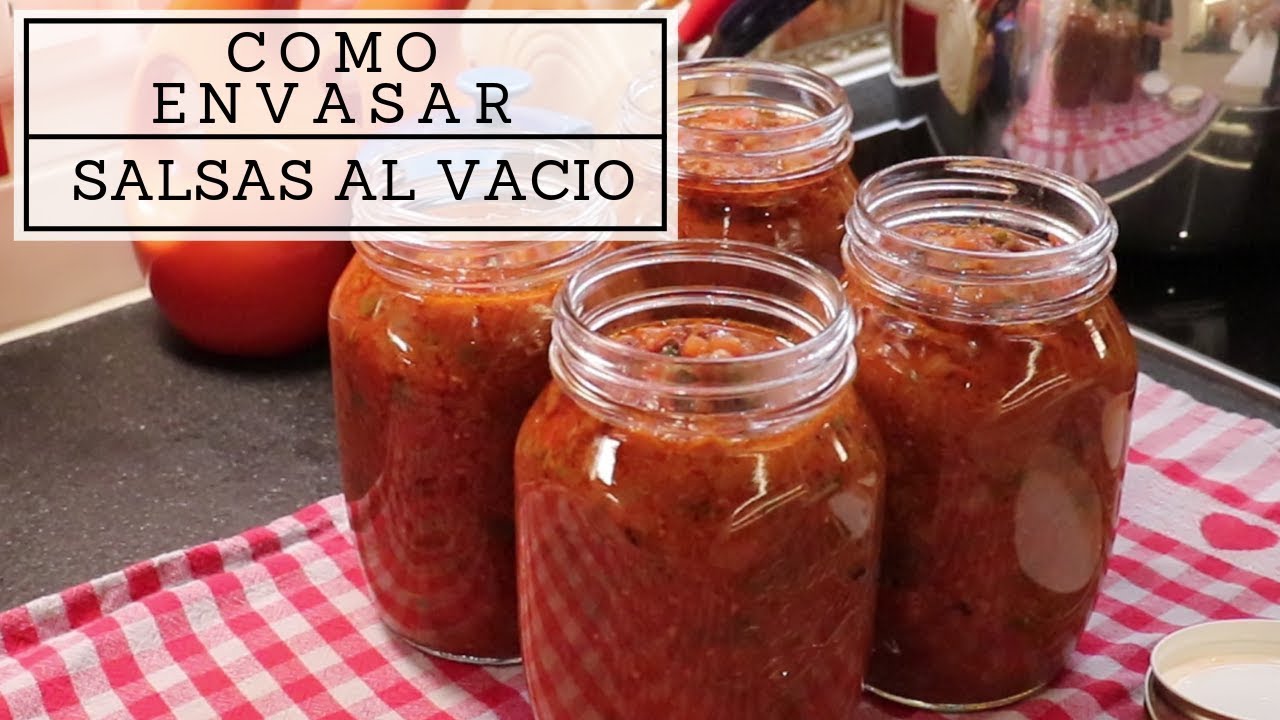 Como envasar salsas al vació!!
