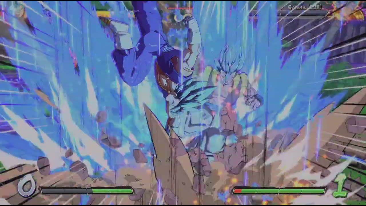 DRAGON BALL FighterZ_BLUE VS BLUE! VEGETO VS GOGETA! 