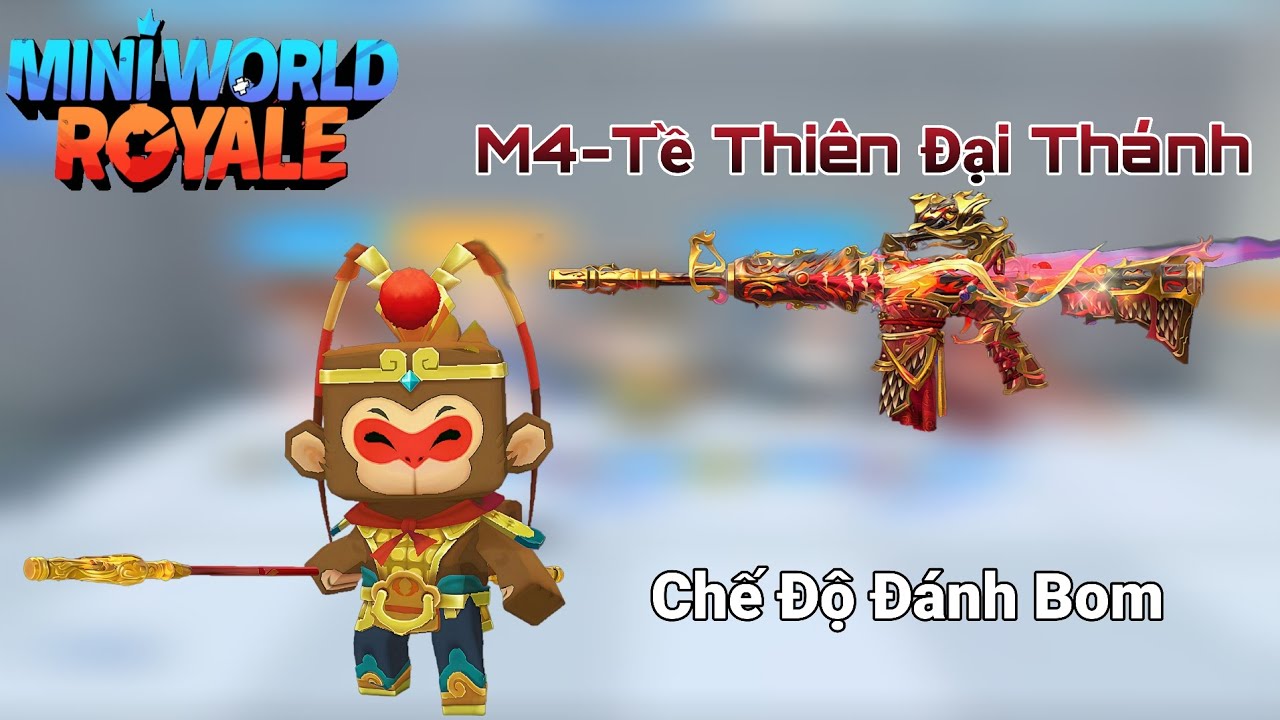 MiniWorld Royale|Chế Độ Đánh Bom 5 VS 5|Skin Súng Và Nhân Vật Ngầu Quá💯❤️‍🔥