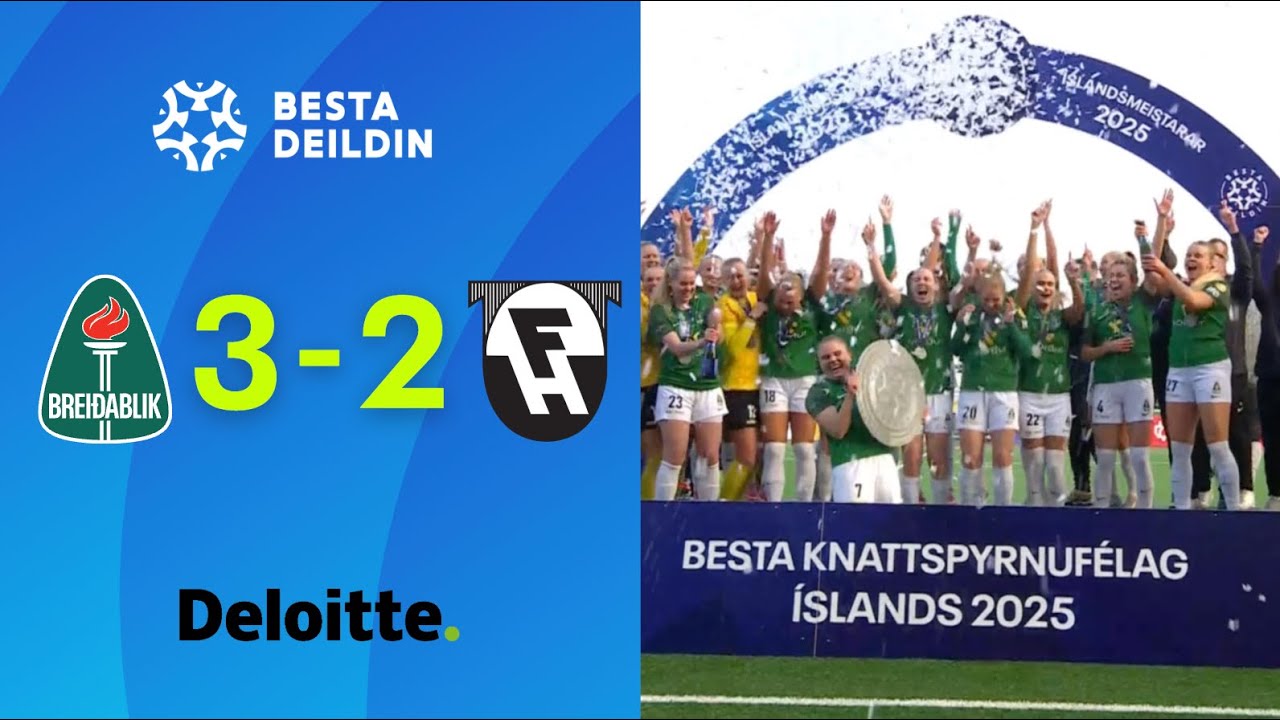 Breiðablik 3-2 FH | Breiðablik Íslandsmeistari 2025 | 2025
