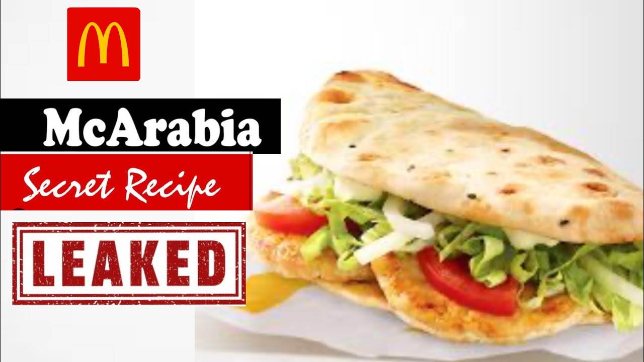 HOW TO MAKE MCDONALDS MC ARABIA AT HOME| SECRET RECIPE LEAKED |
