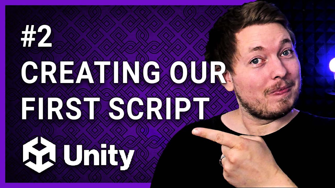 #2 | СОЗДАНИЕ НАШЕГО ПЕРВОГО СКРИПТА C#! 🎮 | Unity для начинающих | Учебное пособие по Unity