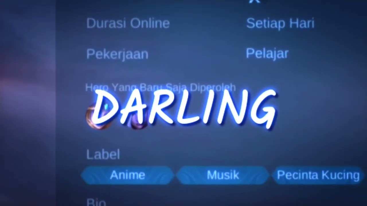 PRESET ML PROFILE TYPOGRAPHY | AMERICAN DREAM 🥺| Preset KOLOM KOMENTAR! #mlbb #presetam #presetml