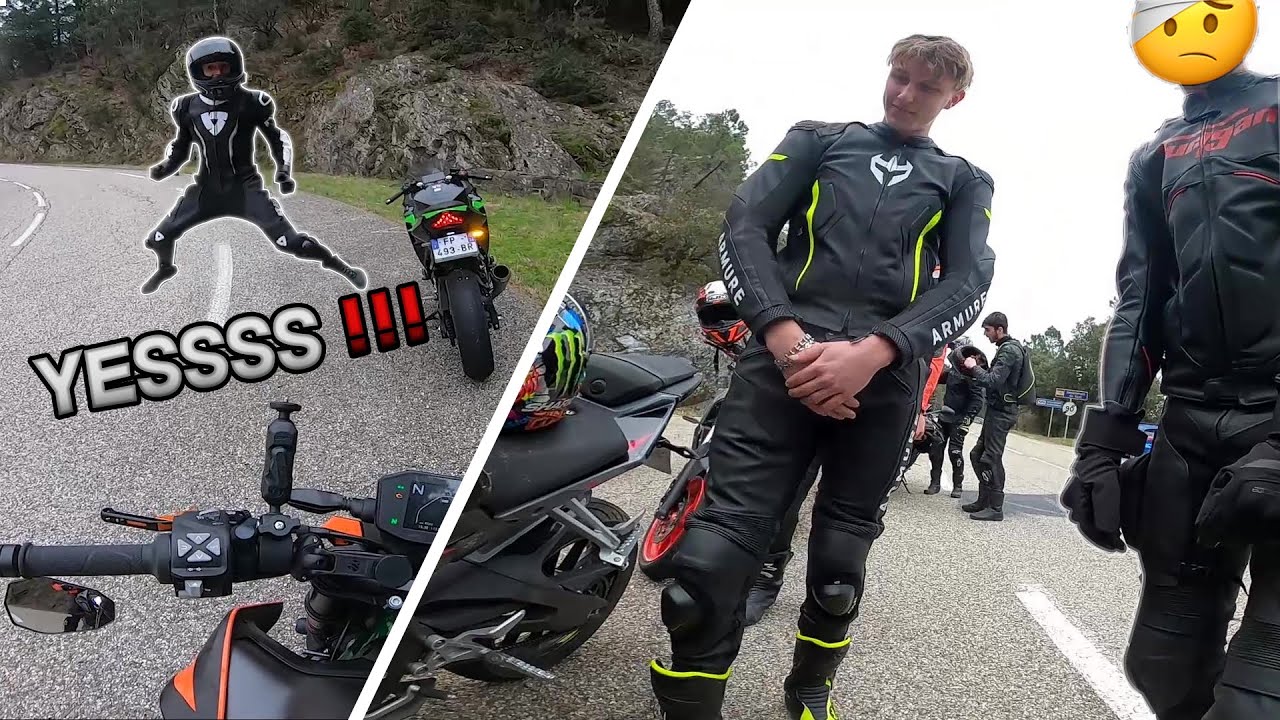 Je pose mes premiers genoux 😏 (il tombe et abîme son nouveau cuire)