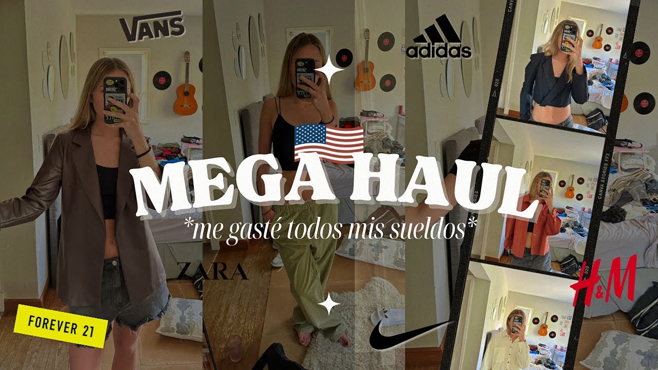 TRY ON-HAUL DE TODO LO QUE ME COMPRE EN USA🇺🇸
