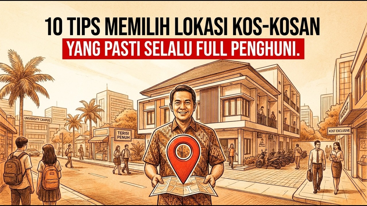 10 Tips Memilih Lokasi Kos-kosan yang Pasti Selalu Full Penghuni.