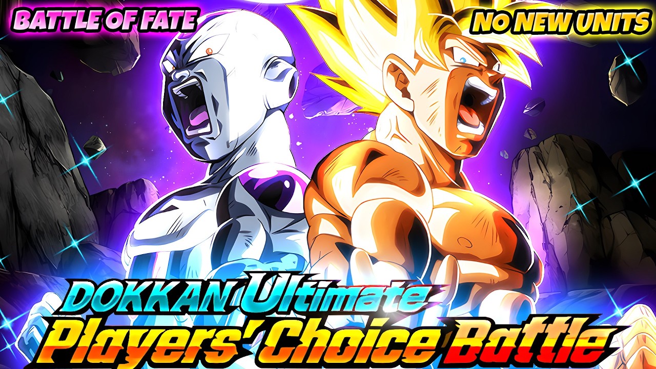 6 BATTLE OF FATE vs ULTIMATE PLAYER CHOICE BATTLE JP Version NO NEW UNITS | DBZ Dokkan Battle
