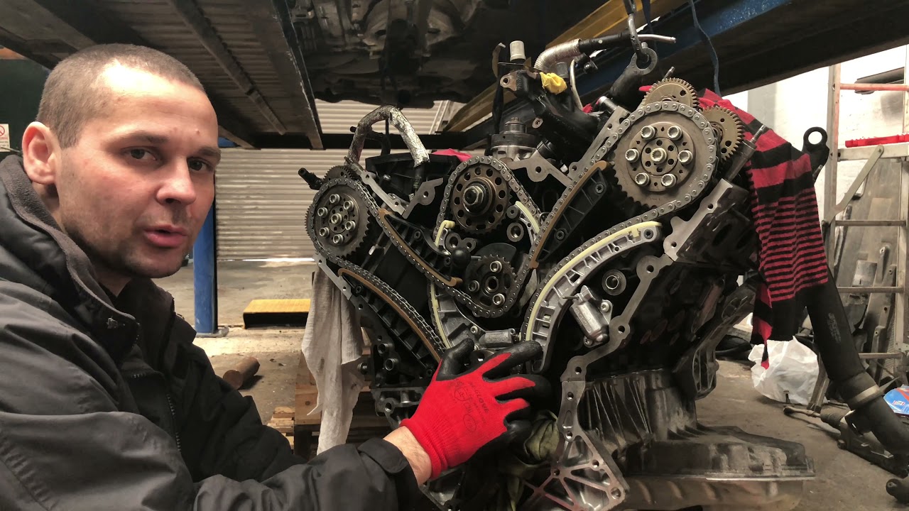 Audi A6 2016 3.0L Diesel wymiana rozrządu cześć 7a zakładamy łańcuchy rozrządu 😉 „Jan V8”