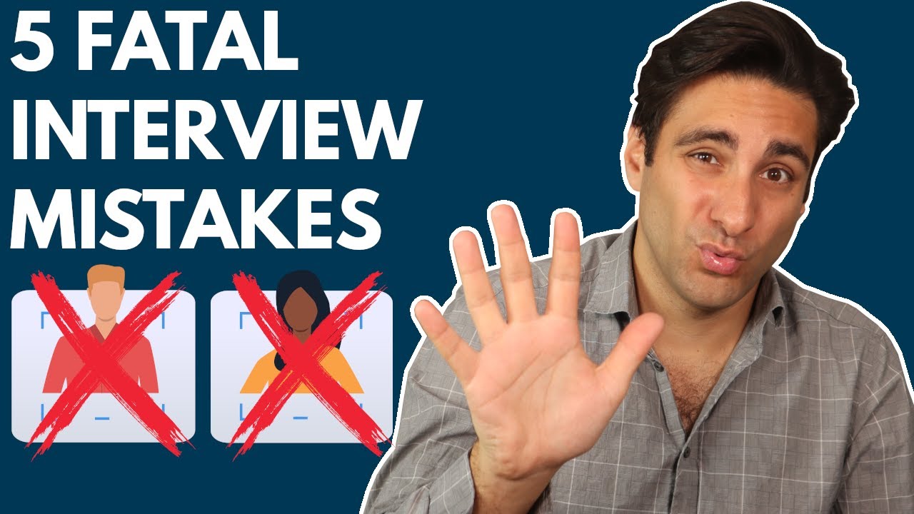 These Interview Mistakes Will Cost You The Position! (Job & College Applications)