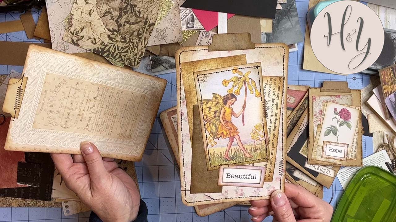 DIY Journaling Cards and Tags Easy Using this Simple Formula. Craft with Me