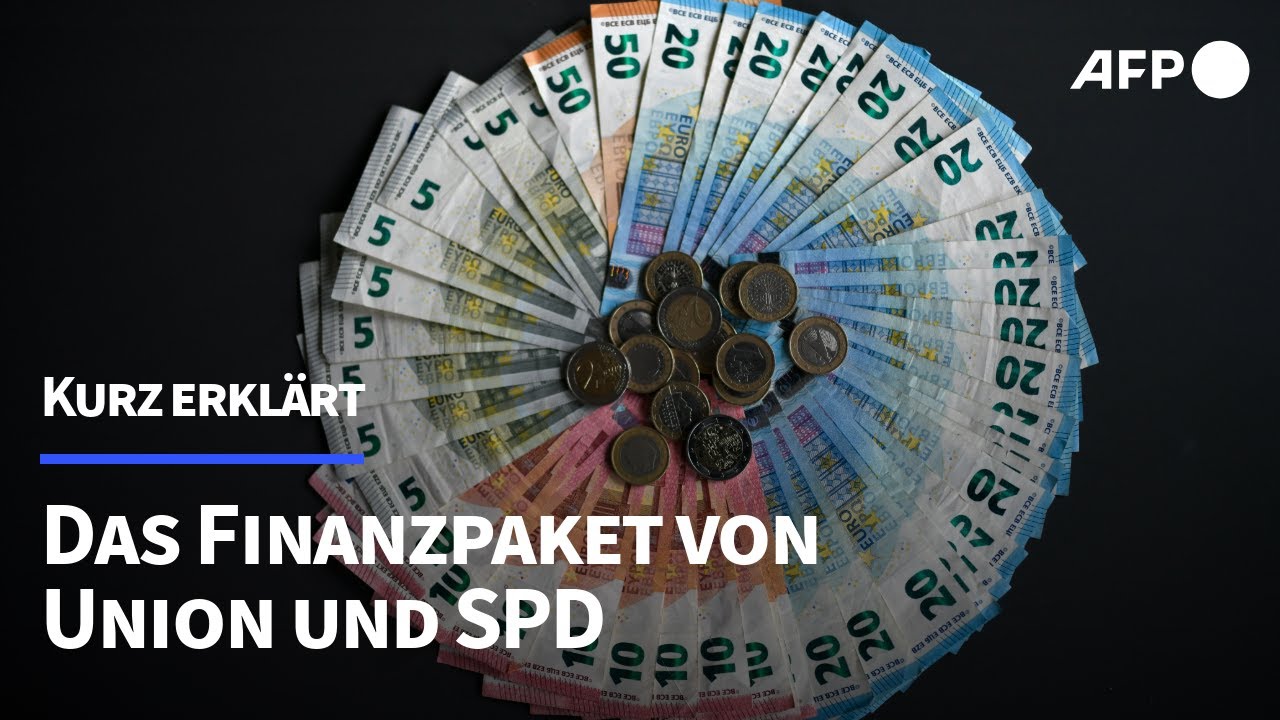 Kurz erkl&auml;rt: Das Finanzpaket von Union und SPD | AFP