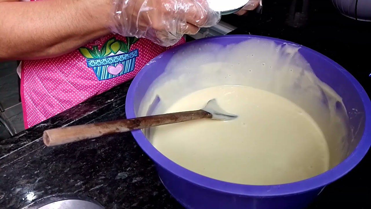 bolo de trigo fofinho receita tamanho familia