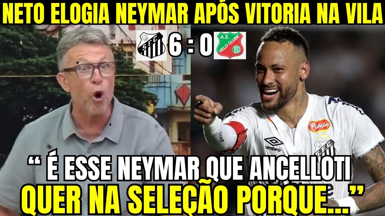 🚨CRAQUE NETO SURTA COM O SHOW DO NEYMAR E MANDA RECADO PRA COPA